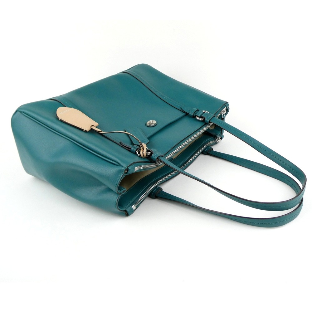 Coach Green Leather Shoulder Bag F25669 - Picture 4 of 16